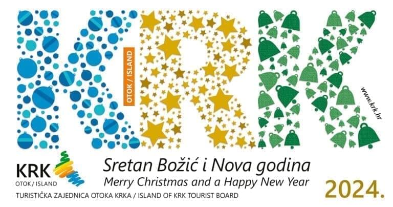 Blagdanski pozdravi s otoka Krka!